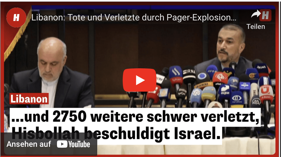 Libanon: Tote und Verletzte durch Pager-Explosionen – Hisbollah beschuldigt Israel