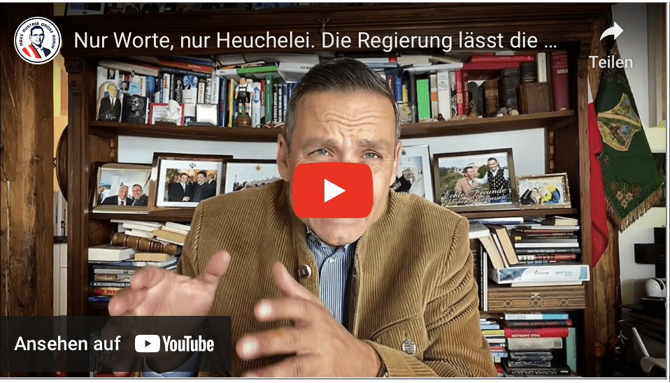 Nur Worte, nur Heuchelei. Die Regierung lässt die Unwetteropfer auf Kosten sitzen.