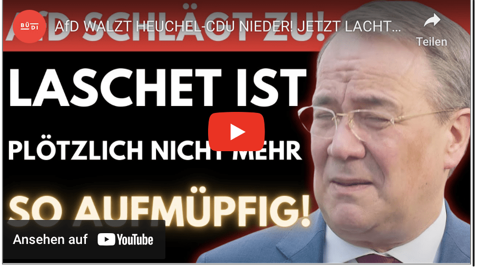 AfD WALZT HEUCHEL-CDU NIEDER! JETZT LACHT ARMIN LASCHET NICHT MEHR SO FRECH (Unfassbar)
