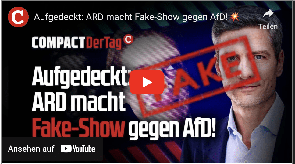 Aufgedeckt: ARD macht Fake-Show gegen AfD!