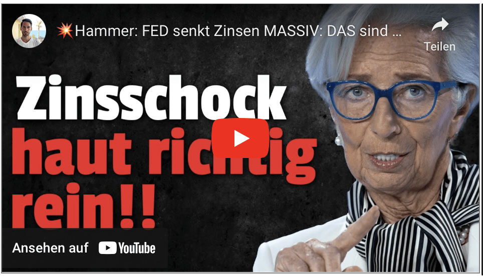 Hammer: FED senkt Zinsen MASSIV: DAS sind die Folgen!