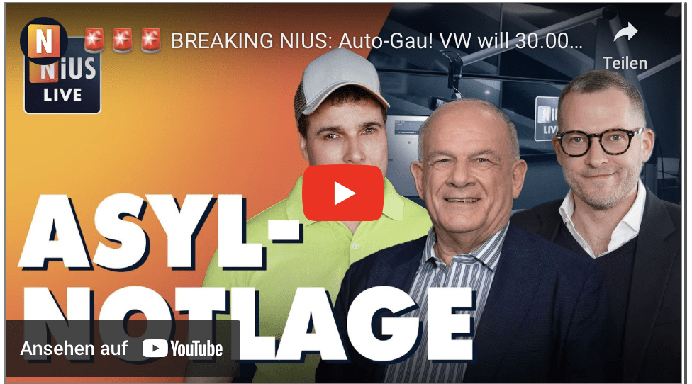 BREAKING NIUS: Auto-Gau! VW will 30.000 Jobs streichen | NIUS Live am 20. September 2024
