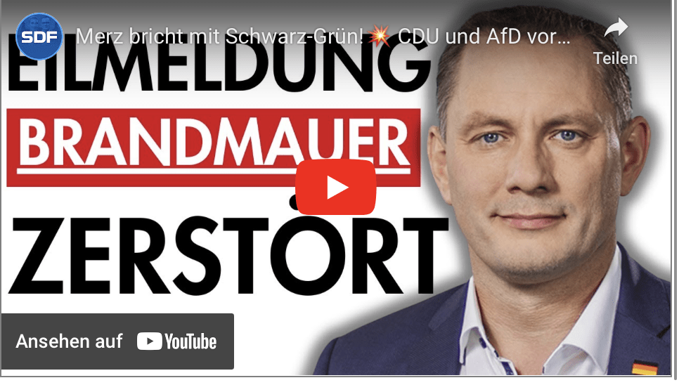Merz bricht mit Schwarz-Grün! CDU und AfD vor historischem Bündnis?