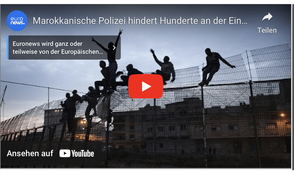 Marokkanische Polizei hindert Hunderte an der Einreise in die spanische Enklave Ceuta