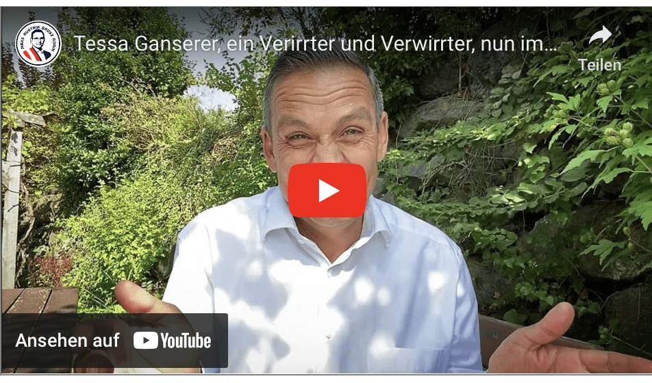 Tessa Ganserer, ein Verirrter und Verwirrter, nun im halbnackten Outfit einer Bordsteinschwalbe!