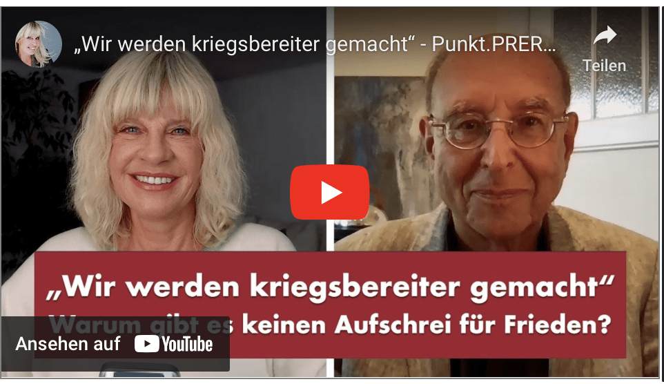 „Wir werden kriegsbereiter gemacht“ – Punkt.PRERADOVIC mit Dr. Leo Ensel