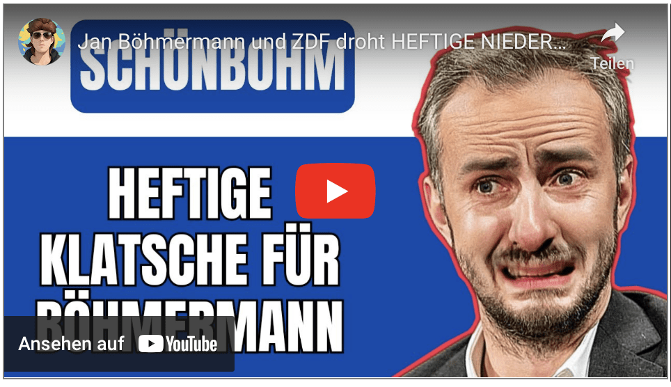 Jan Böhmermann und ZDF droht HEFTIGE NIEDERLAGE!
