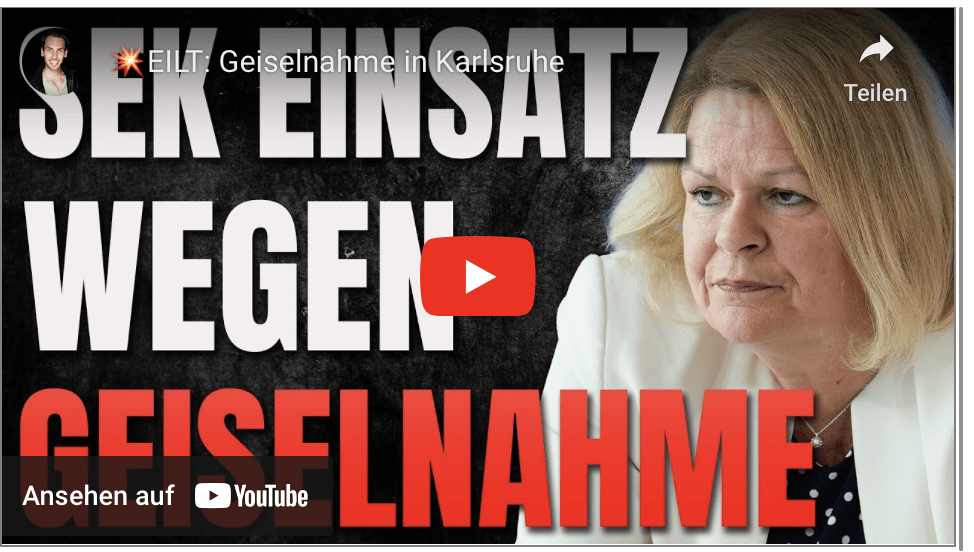 EILT: Geiselnahme in Karlsruhe