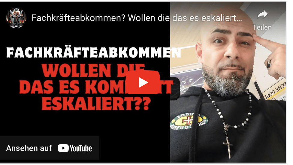 achkräfteabkommen? Wollen die das es eskaliert?