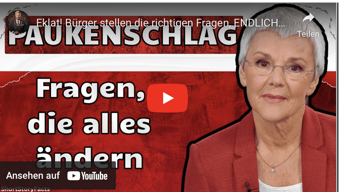 Eklat! Bürger stellen die richtigen Fragen, ENDLICH TRAUT ES SICH JEMAND!