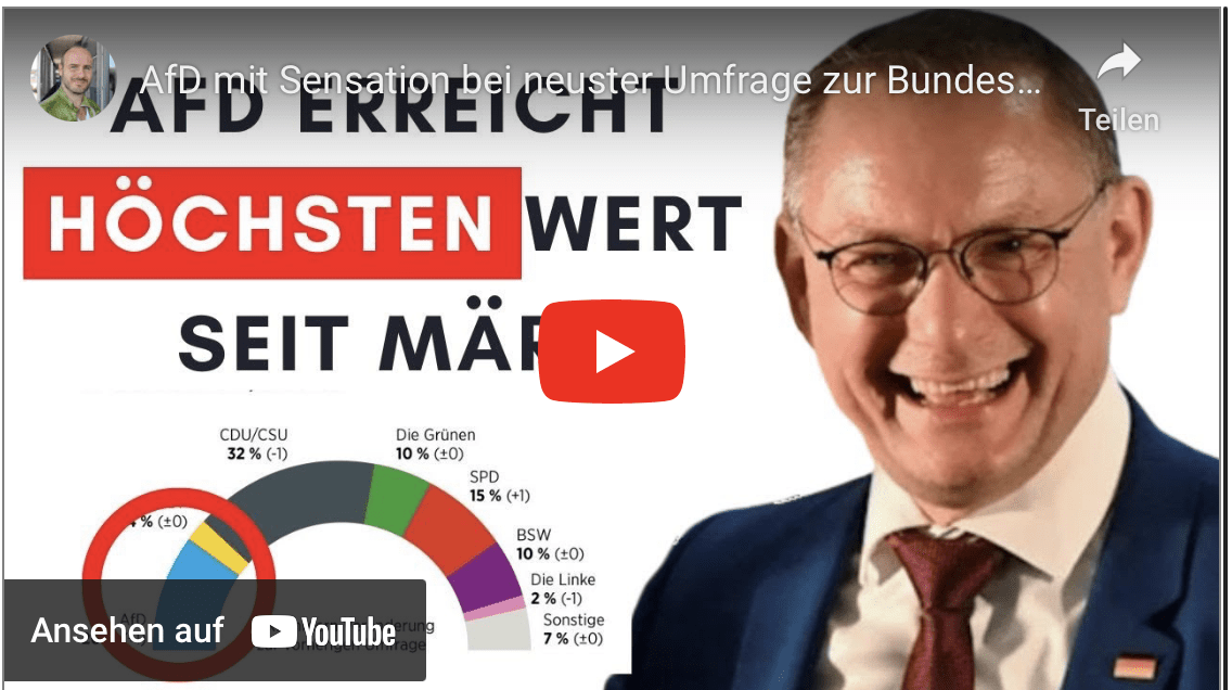 AfD mit Sensation bei neuster Umfrage zur Bundestagswahl!