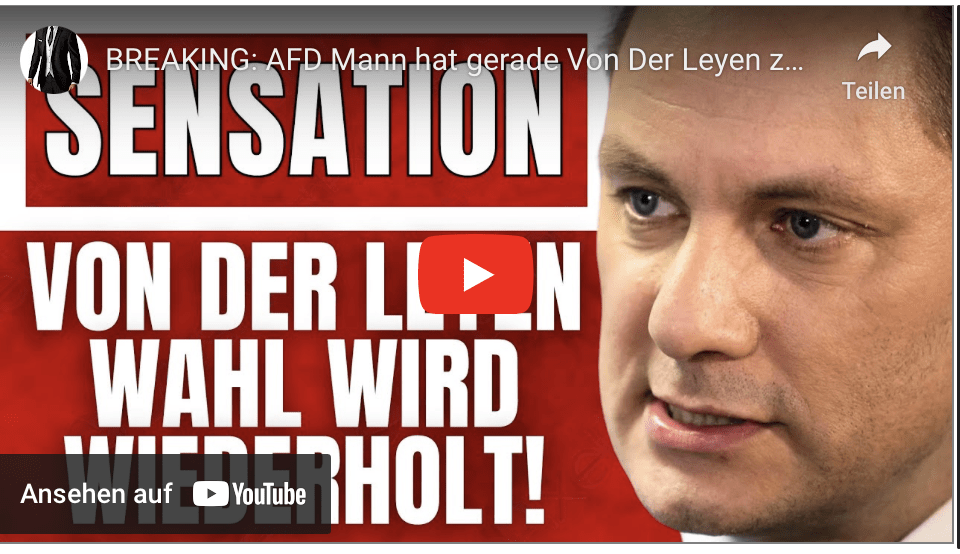 BREAKING: AFD Mann hat gerade Von Der Leyen zerstört!
