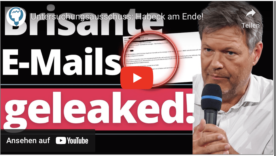 Untersuchungsausschuss: Habeck am Ende!