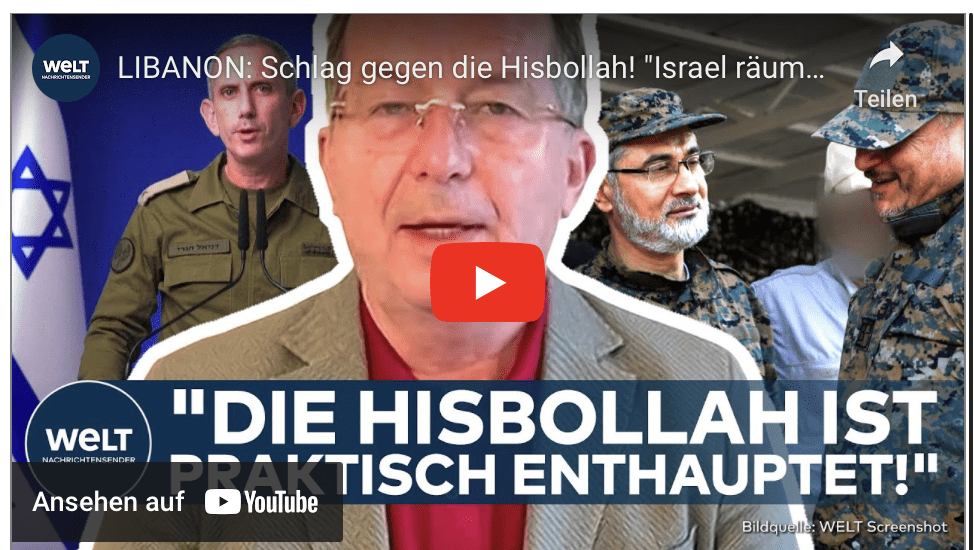 LIBANON: Schlag gegen die Hisbollah! „Israel räumt konsequent seine Zielliste ab!“ Krieg in Nahost?