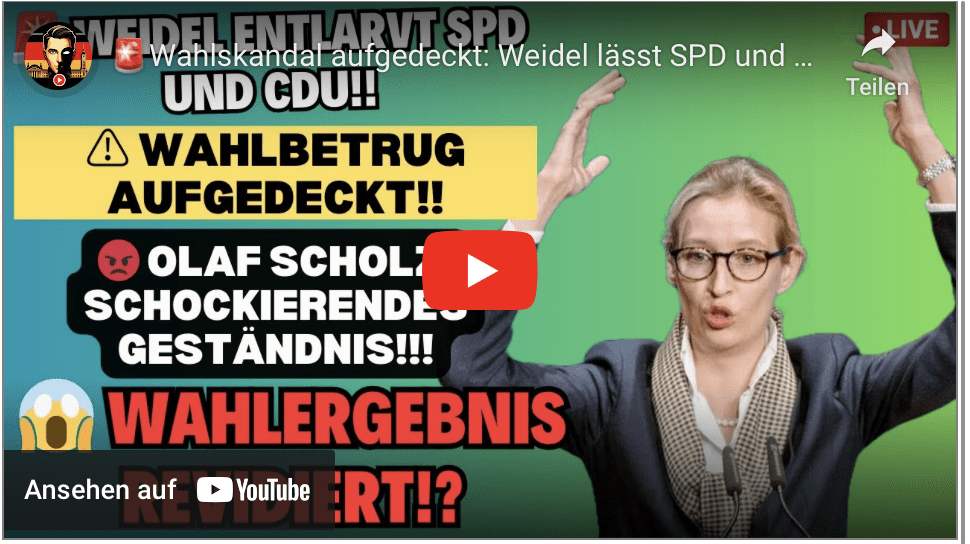 Wahlskandal aufgedeckt: Weidel lässt SPD und CDU auffliegen – Schockierende Betrugsvorwürfe!