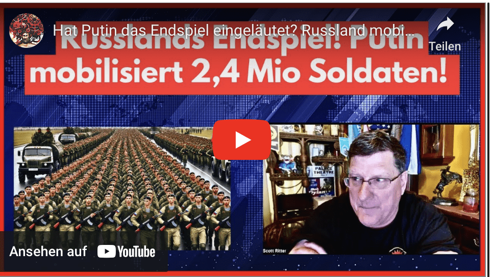 Hat Putin das Endspiel eingeläutet? Russland mobilisiert 2,4 Mio Soldaten für globalen Showdown!