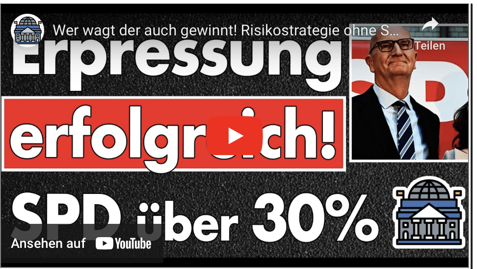 Wer wagt der auch gewinnt! Risikostrategie ohne Scholz nur mit Woidke geht teilweise auf!