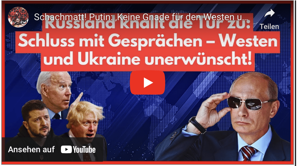 Schachmatt! Putin: ‚Keine Gnade für den Westen und die Ukraine!