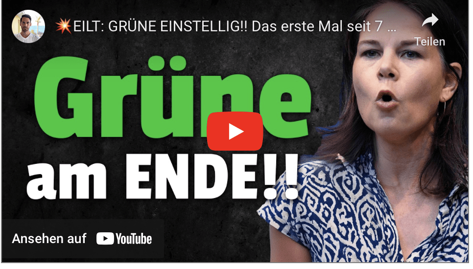 EILT: GRÜNE EINSTELLIG!! Das erste Mal seit 7 JAHREN!!