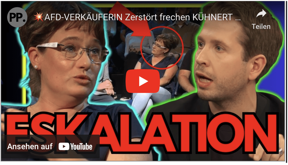 AFD-VERKÄUFERIN Zerstört frechen KÜHNERT LIVE bei Hart aber Fair!