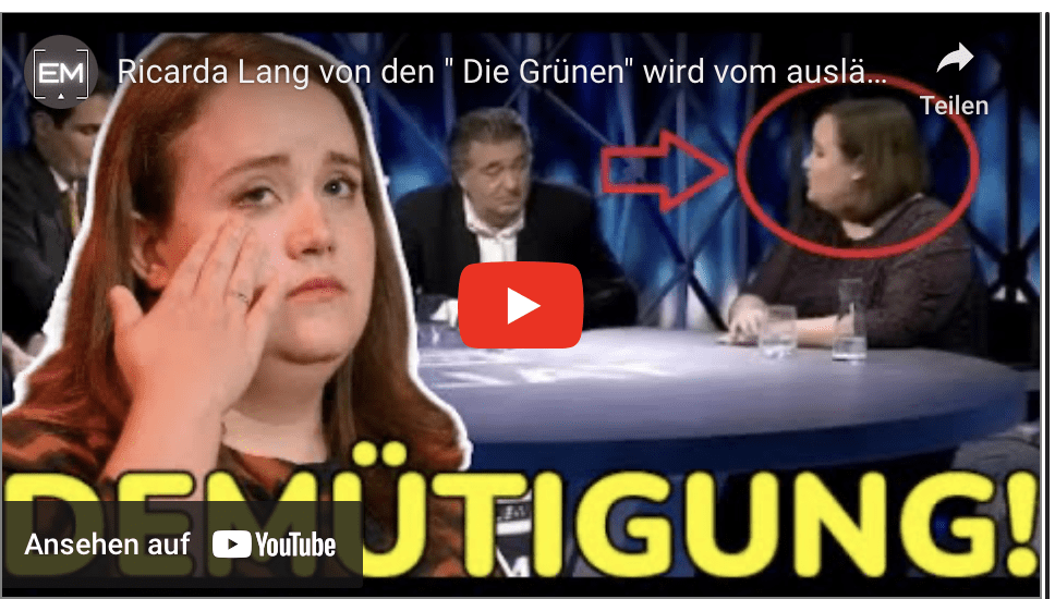 Ricarda Lang von den “ Die Grünen“ wird vom ausländischen Politiker komplett auseinander genommen!