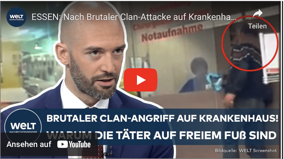 ESSEN: Nach Brutaler Clan-Attacke auf Krankenhaus-Personal! Warum die Täter nicht in Haft sind!