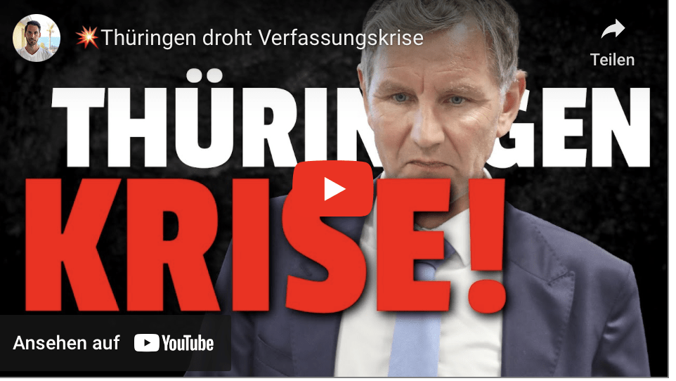 Thüringen droht Verfassungskrise!