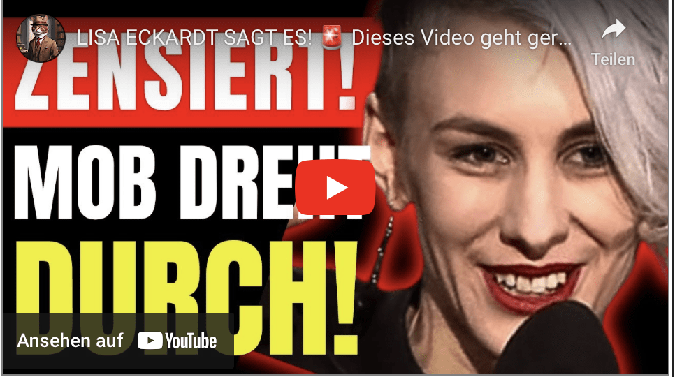 LISA ECKARDT SAGT ES!  Dieses Video geht gerade DURCH DIE DECKE! I Wird sie dafür zensiert!?