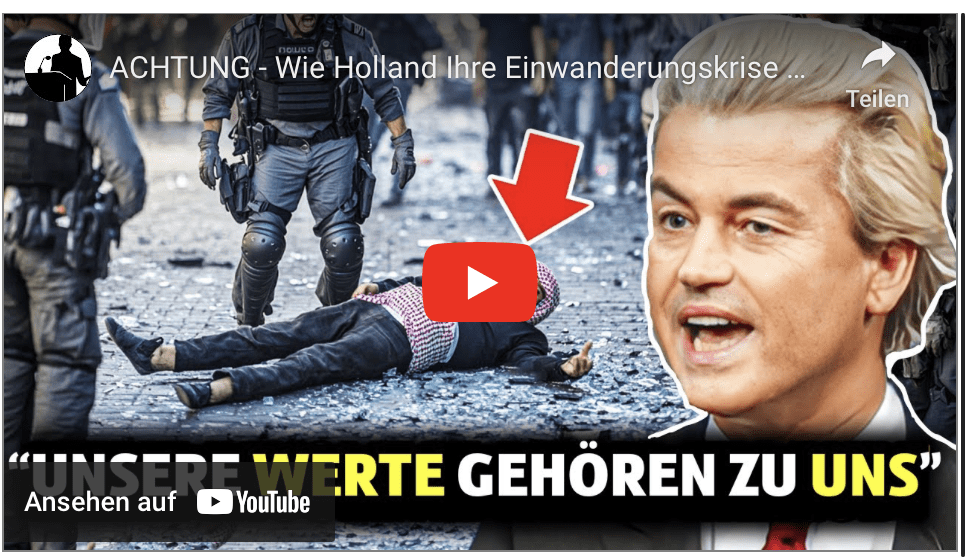 ACHTUNG – Wie Holland Ihre Einwanderungskrise ZERSTÖRTE! Die Schockierende Wahrheit