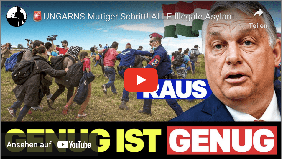 UNGARNS Mutiger Schritt! ALLE Illegale Asylanten Werden RAUSGESCHMISSEN!