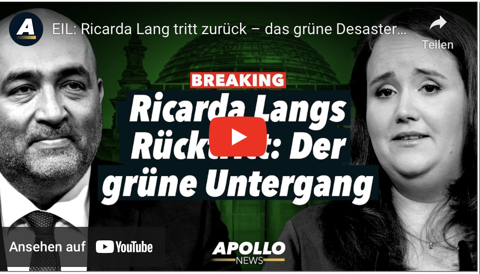 EIL: Ricarda Lang tritt zurück – das grüne Desaster bleibt