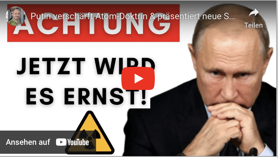 Putin verschärft Atom-Doktrin & präsentiert neue Super-Waffe!