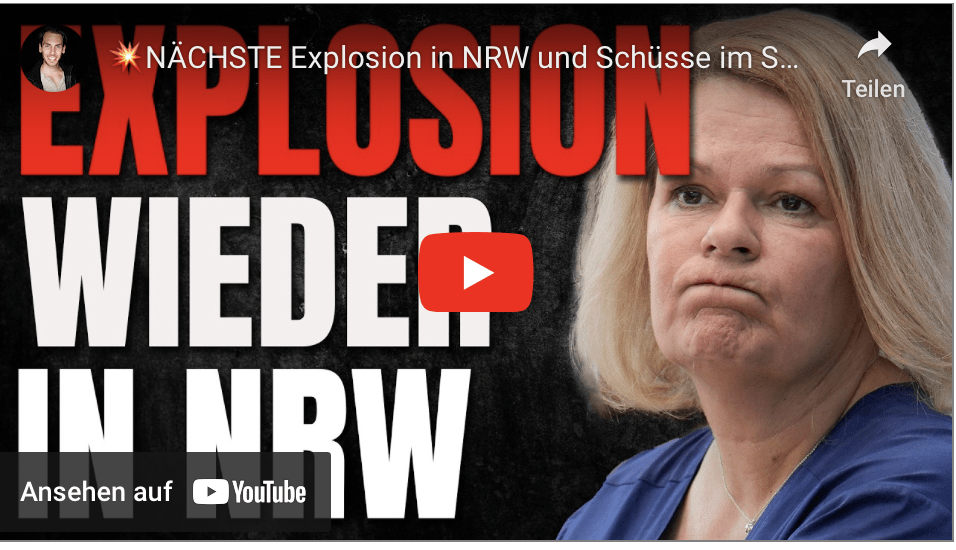 NÄCHSTE Explosion in NRW und Schüsse im Saarland!