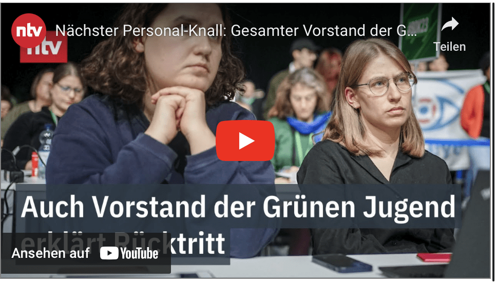 Nächster Personal-Knall: Gesamter Vorstand der Grünen Jugend erklärt Rücktritt | ntv