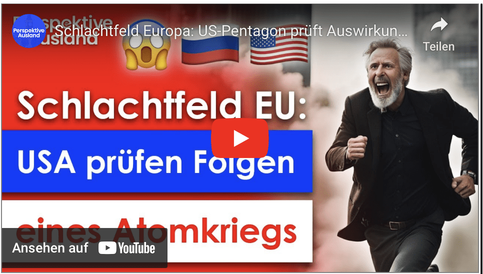 Schlachtfeld Europa: US-Pentagon prüft Auswirkungen eines Atomkriegs!