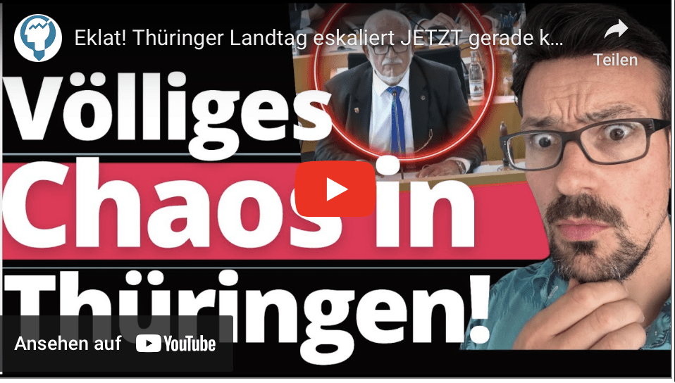 Eklat! Thüringer Landtag eskaliert JETZT gerade komplett!
