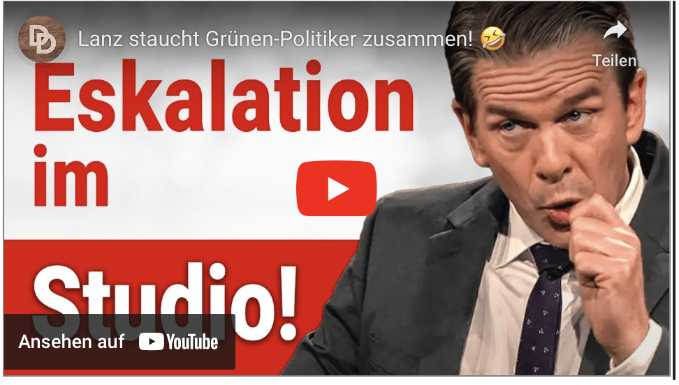 Lanz staucht Grünen-Politiker zusammen!