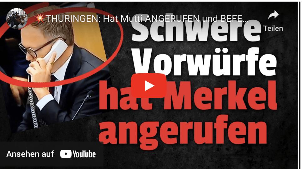 THÜRINGEN: Hat Mutti ANGERUFEN und BEFEHLE erteilt?