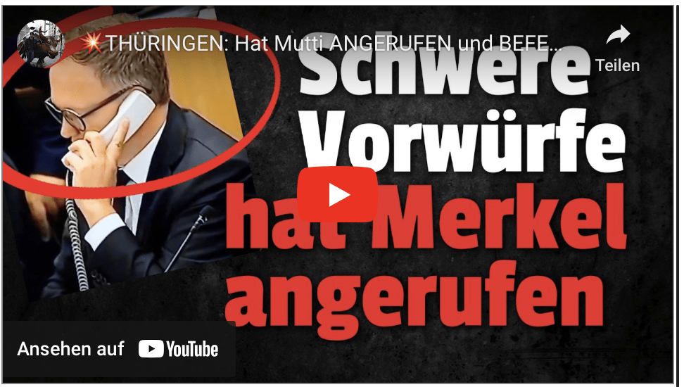 THÜRINGEN: Hat Mutti ANGERUFEN und BEFEHLE erteilt?