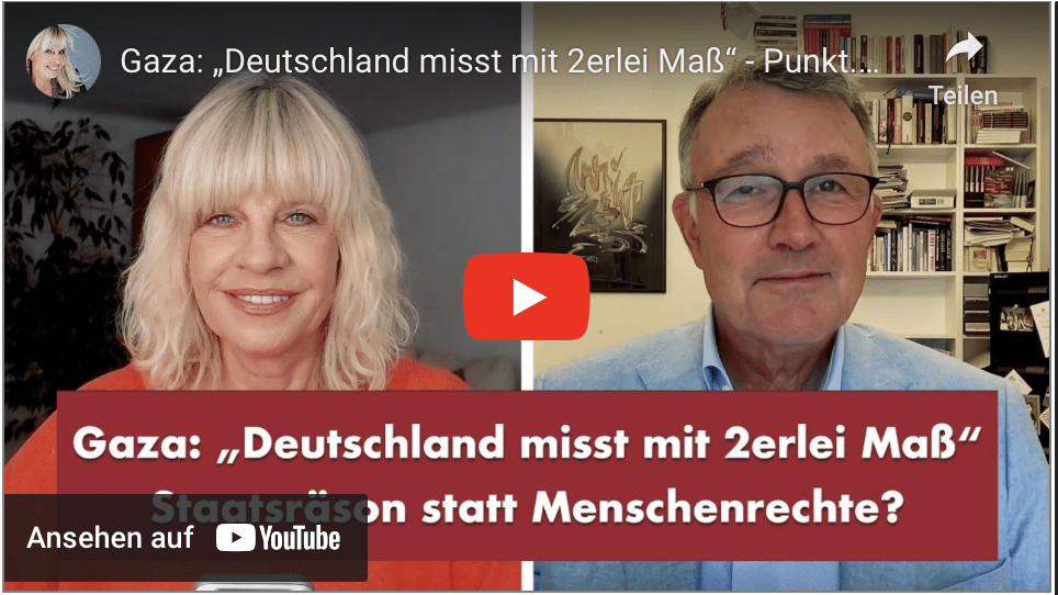 Gaza: „Deutschland misst mit 2erlei Maß“ – Punkt.PRERADOVIC mit Dr. Michael Lüders
