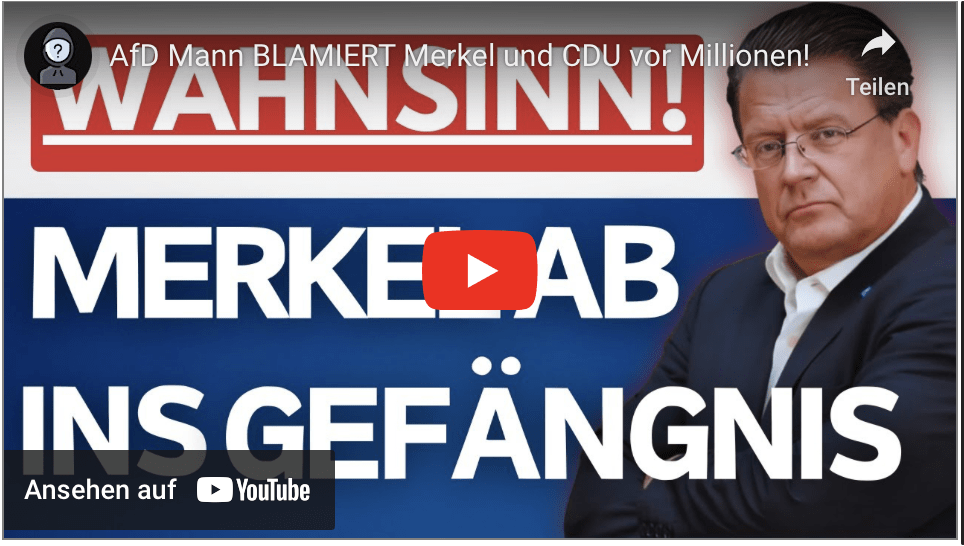 AfD Mann BLAMIERT Merkel und CDU vor Millionen!