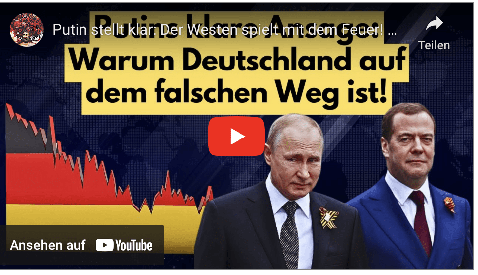 Putin stellt klar: Der Westen spielt mit dem Feuer! Letzte Warnung vor dem Sturm!