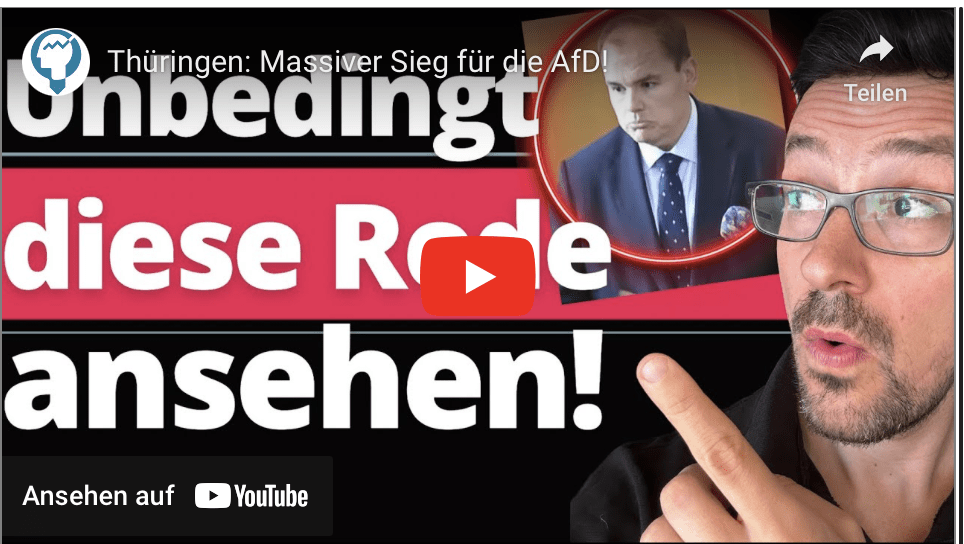 Thüringen: Massiver Sieg für die AfD!