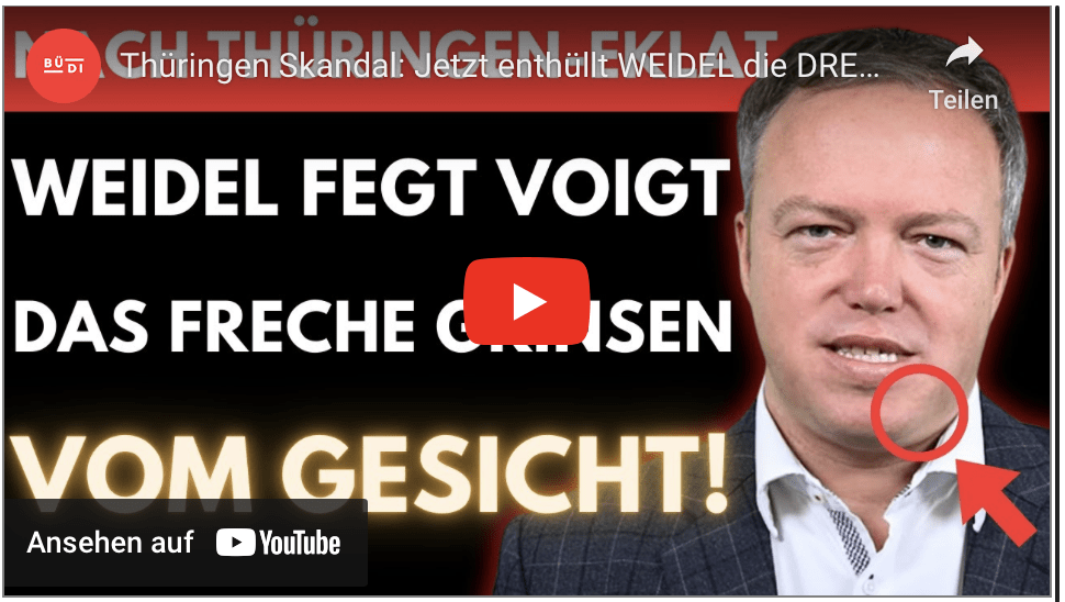 Thüringen Skandal: Jetzt enthüllt WEIDEL die DRECKIGEN MACHENSCHAFTEN der Altparteien  (Unfassbar)