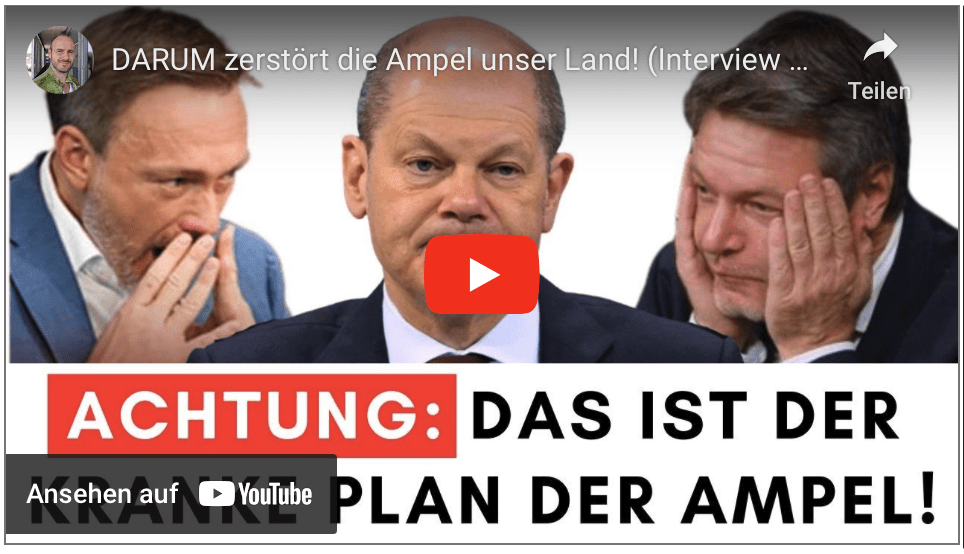 DARUM zerstört die Ampel unser Land! (Interview mit Dr. Roski)