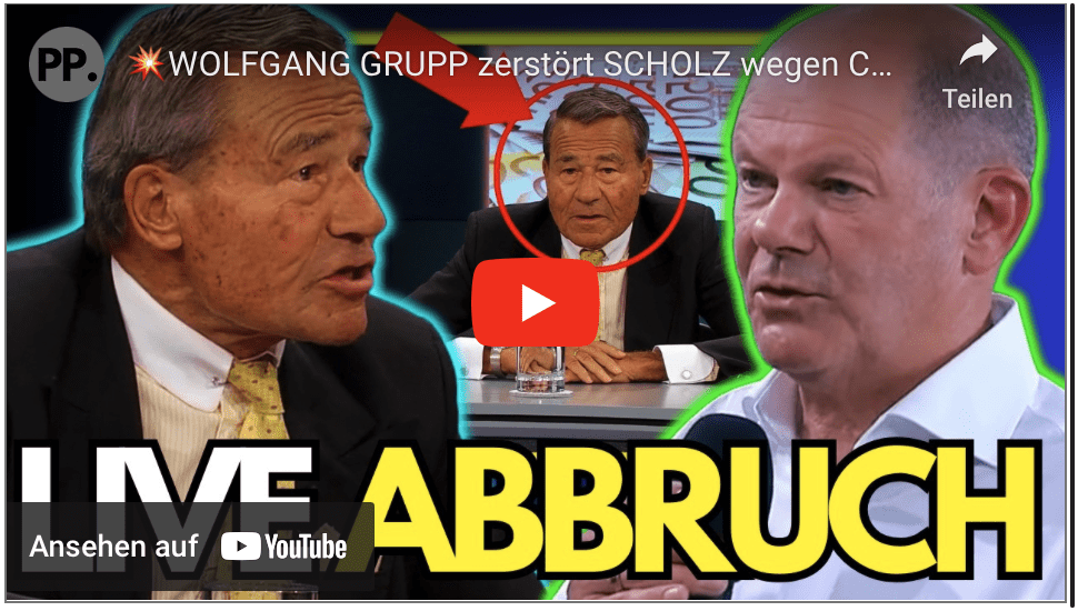 WOLFGANG GRUPP zerstört SCHOLZ wegen CUM-EX SKANDAL LIVE bei Hart aber Fair!