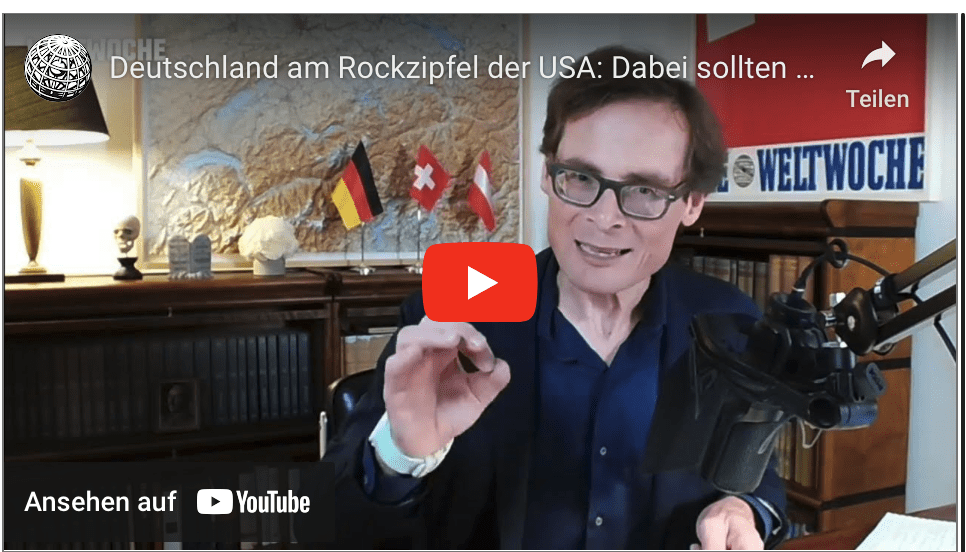 Deutschland am Rockzipfel der USA: Dabei sollten wir Russland und China helfen, nicht angreifen