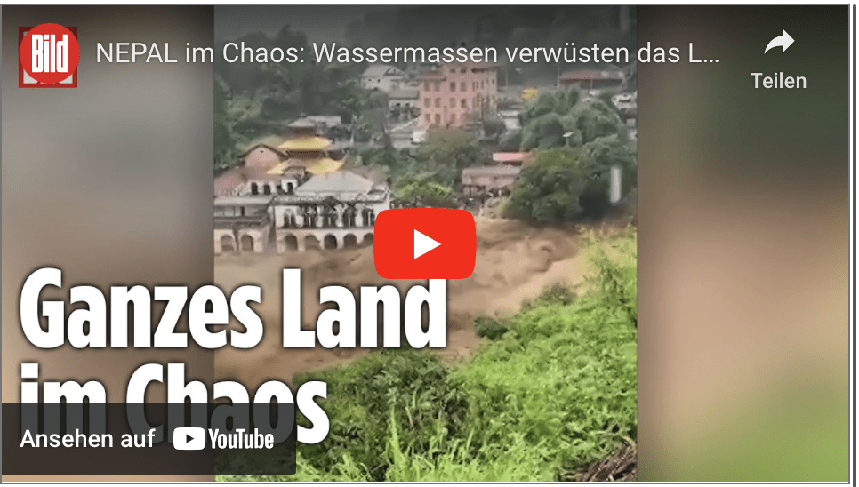 NEPAL im Chaos: Wassermassen verwüsten das Land