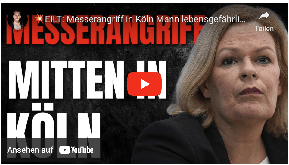 EILT: Messerangriff in Köln Mann lebensgefährlich verletzt!