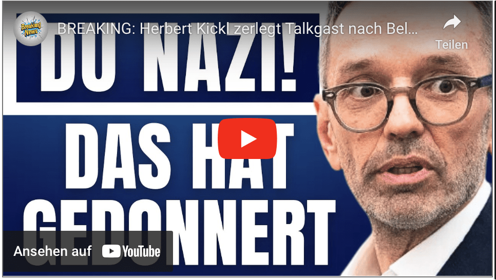 BREAKING: Herbert Kickl zerlegt Talkgast nach Beleidigung!
